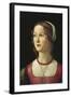 Portrait of a Young Woman-Domenico Ghirlandaio-Framed Art Print