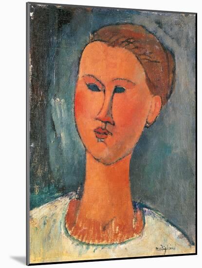 Portrait of a Young Woman-Amedeo Modigliani-Mounted Giclee Print