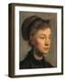 Portrait of a Young Woman-Edgar Degas-Framed Giclee Print