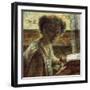Portrait of a Young Woman-Umberto Boccioni-Framed Giclee Print