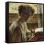 Portrait of a Young Woman-Umberto Boccioni-Framed Stretched Canvas
