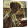 Portrait of a Young Woman-Umberto Boccioni-Mounted Giclee Print