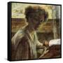 Portrait of a Young Woman-Umberto Boccioni-Framed Stretched Canvas