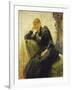 Portrait of a Young Woman-Fritz von Uhde-Framed Giclee Print