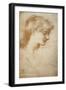 Portrait of a Young Woman-Edward Burne-Jones-Framed Giclee Print