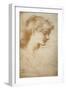 Portrait of a Young Woman-Edward Burne-Jones-Framed Giclee Print