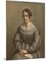 Portrait of a Young Woman-George Richmond-Mounted Giclee Print