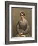 Portrait of a Young Woman-George Richmond-Framed Giclee Print