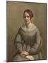 Portrait of a Young Woman-George Richmond-Mounted Giclee Print