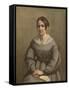 Portrait of a Young Woman-George Richmond-Framed Stretched Canvas