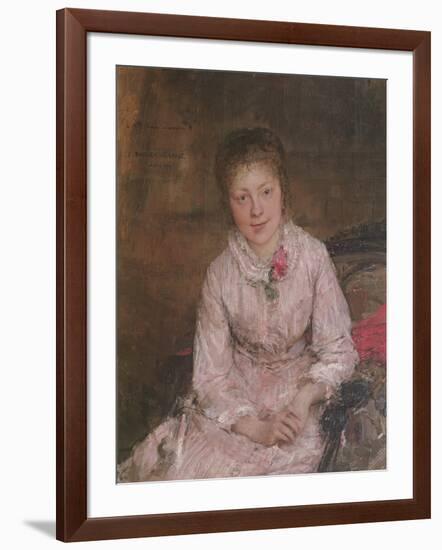 Portrait of a Young Woman-Jules Bastien-Lepage-Framed Giclee Print