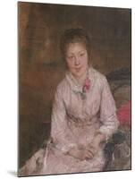 Portrait of a Young Woman-Jules Bastien-Lepage-Mounted Giclee Print