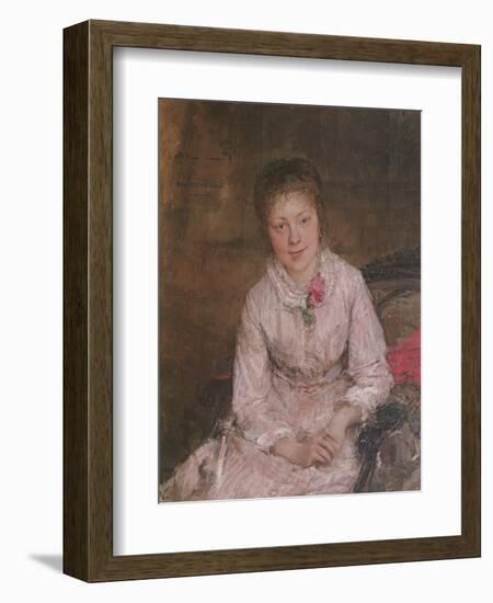 Portrait of a Young Woman-Jules Bastien-Lepage-Framed Giclee Print