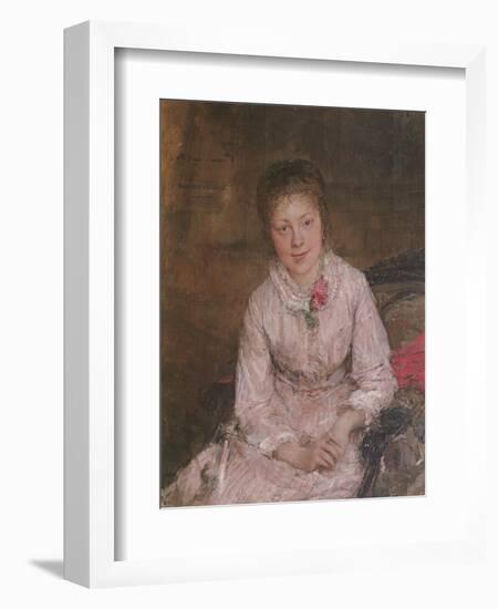 Portrait of a Young Woman-Jules Bastien-Lepage-Framed Giclee Print