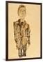 Portrait of a Youth, 1910-Egon Schiele-Framed Giclee Print