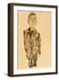 Portrait of a Youth, 1910-Egon Schiele-Framed Giclee Print