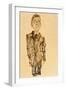 Portrait of a Youth, 1910-Egon Schiele-Framed Giclee Print