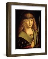 Portrait of a Youth as Saint Sebastian, C1500-Giovanni Antonio Boltraffio-Framed Giclee Print