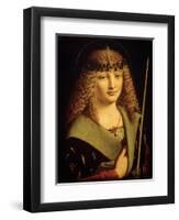 Portrait of a Youth as Saint Sebastian, C1500-Giovanni Antonio Boltraffio-Framed Giclee Print