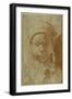 Portrait of a Youth, Bust-Length, Wearing a Round Cap-Annibale Carracci-Framed Giclee Print