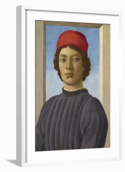 Portrait of a Youth, C.1485-Filippino Lippi-Framed Giclee Print