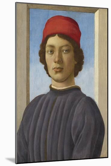 Portrait of a Youth, C.1485-Filippino Lippi-Mounted Giclee Print