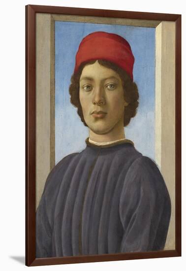 Portrait of a Youth, C.1485-Filippino Lippi-Framed Giclee Print