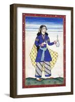 Portrait of a Youth, Early 19th Century-Mihr'Ali-Framed Giclee Print