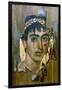 Portrait of a Youth in a Gold Wreath, Fayum Mummy Portrait, Romano-Egyptian, Early 2nd Century-null-Framed Giclee Print