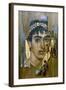 Portrait of a Youth in a Gold Wreath, Fayum Mummy Portrait, Romano-Egyptian, Early 2nd Century-null-Framed Giclee Print