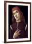 Portrait Of A Youth-Sandro Botticelli-Framed Giclee Print