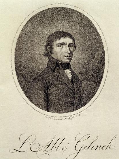 'Portrait of Abbot Josef Gelinek' Giclee Print