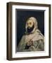 Portrait of Abd El-Kader (1808-83)-Jean Baptiste Ange Tissier-Framed Giclee Print