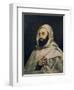 Portrait of Abd El-Kader (1808-83)-Jean Baptiste Ange Tissier-Framed Giclee Print