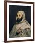 Portrait of Abd El-Kader (1808-83)-Jean Baptiste Ange Tissier-Framed Giclee Print