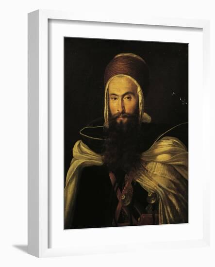 Portrait of Abd-El-Kader-null-Framed Giclee Print