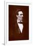 Portrait of Abe Lincoln-Thomas Hicks-Framed Art Print