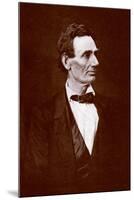 Portrait of Abe Lincoln-Thomas Hicks-Mounted Art Print