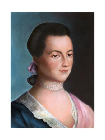 'Portrait of Abigail Adams after a Painting' Giclee Print - Benjamin ...