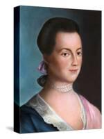 Portrait of Abigail Adams after a Painting-Benjamin Blythe-Stretched Canvas