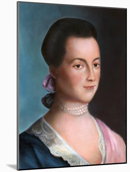 Portrait of Abigail Adams after a Painting-Benjamin Blythe-Mounted Giclee Print