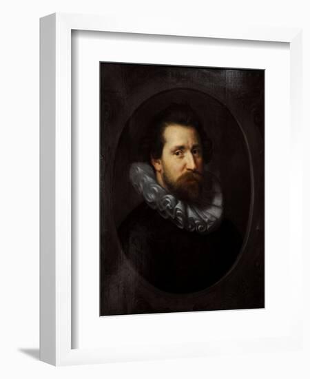 Portrait of Abraham Bloemaert (1566-1651), 1609, by Paulus Moreelse (1571-1638). Netherlands-Paulus Moreelse-Framed Giclee Print