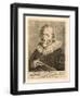 Portrait of Abraham Bloemaert, Engraved by Johannes Meyssens-Hendrick Bloemaert-Framed Giclee Print