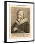 Portrait of Abraham Bloemaert, Engraved by Johannes Meyssens-Hendrick Bloemaert-Framed Giclee Print