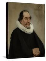 Portrait of Abraham De Potter, Amsterdam Silk Merchant-Carel Fabritius-Stretched Canvas