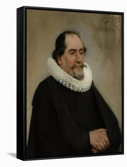 Portrait of Abraham De Potter, Amsterdam Silk Merchant-Carel Fabritius-Framed Stretched Canvas