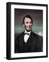 Portrait of Abraham Lincoln after a Painting by George Henry Storey-null-Framed Giclee Print