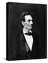 Portrait of Abraham Lincoln.American Statesman (1809 to 1865)-Unknown Artist-Stretched Canvas