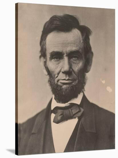 Portrait of Abraham Lincoln, November 1863, Printed c.1910-Alexander Gardner-Stretched Canvas