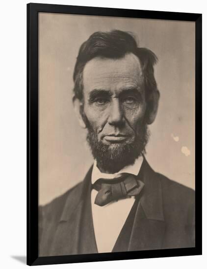 Portrait of Abraham Lincoln, November 1863, Printed c.1910-Alexander Gardner-Framed Photographic Print